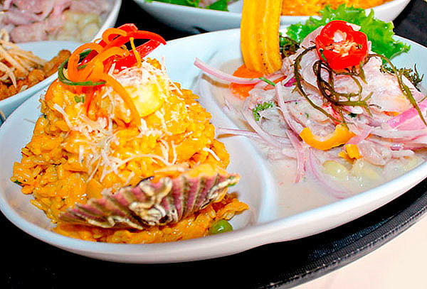 RONDA CHOZERA PARA2: Causitas + Ceviche + Arroz Con Mariscos