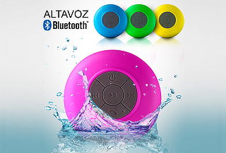 ¡Canta en la Ducha! Parlante Bluetooth Resistente al Agua