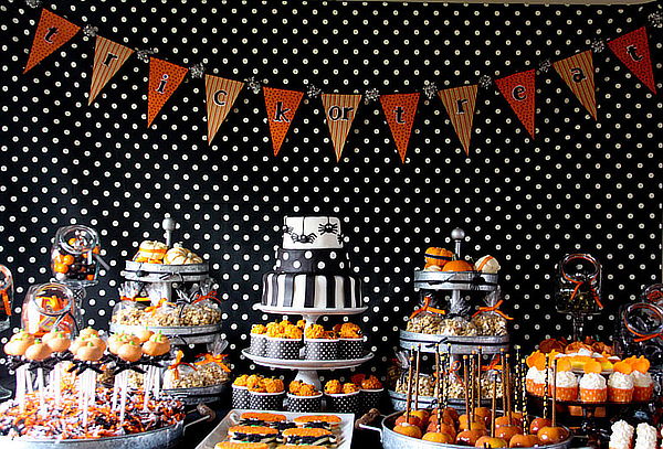 ¡Súper Candy Bar Halloween! Torta + Cupcakes + Paletas y Más