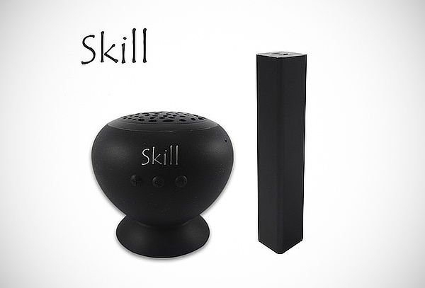 Kit Parlante Bluetooth + Batería Skill® Portátil Black USB