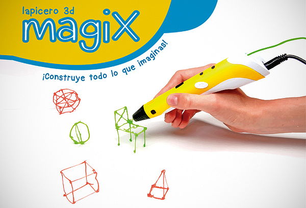 ¡Imagina, Dibuja y Construye! Lapicero 3D MagiX