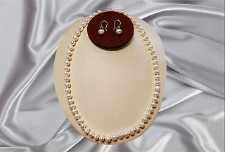 ¡Elegantes Detalles! Collar de Perla + Aretes - Miraflores