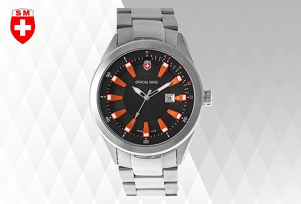 Reloj Official Swiss® Cuarzo Suizo P/Hombre + Envío Gratis