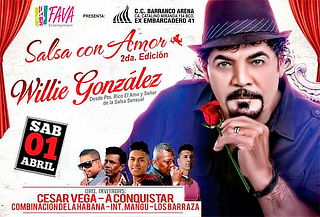¡Salsa con Amor! Willie Gonzales + César Vega y Más Artistas