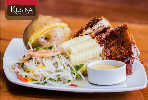 ¡Exquisito! Almuerzo para 2 + Bebidas en Kusina