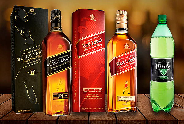 Packs de Whisky Johnnie Walker Red o Black y Más en Dely-Bar