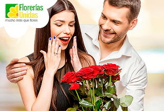 ¡Detalles que Enamoran! 12 ó 24 Rosas en Florerías Unidas