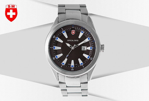 Reloj Official Swiss® Cuarzo Suizo P/Hombre + Envío Gratis