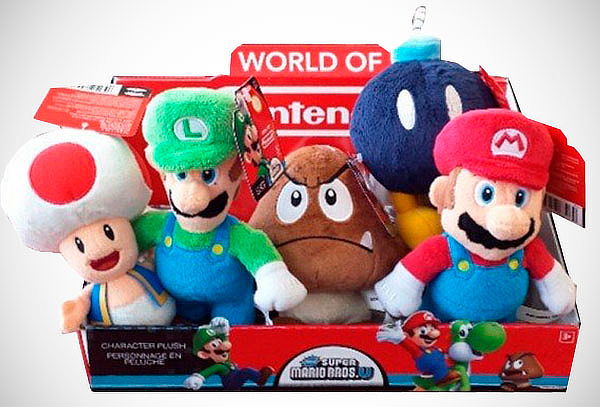 Set de 5 Peluches Super Mario World