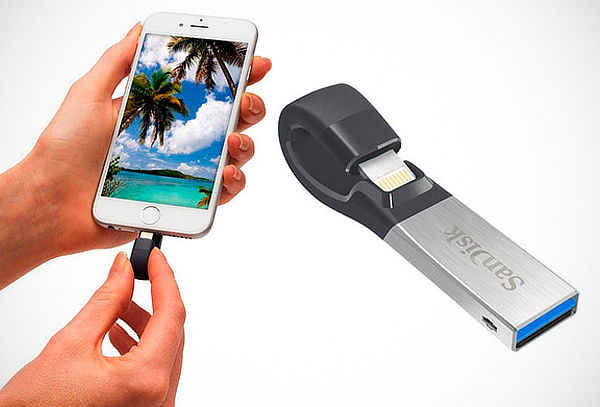 Memoria USB para iPhone marca Sandisk de 32, 64 o 128 GB