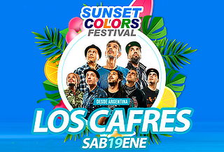 ¡No Te Lo Pierdas! a Los Cafres - Sunset Color Festival