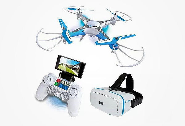 Spy Drone Con Lentes De Realidad Virtual, Xtrem Raiders 