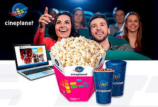 Cineplanet Online: 2 Entradas + Combo Recargable Cineplanet Online: 2 Entradas + Combo Recargable