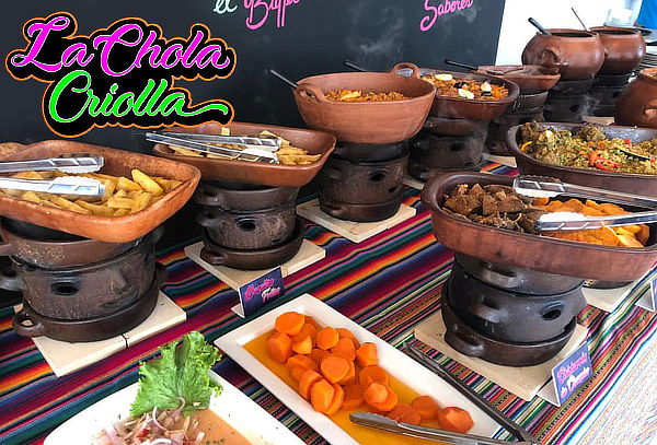 ¡La Chola Criolla! Entrada + Almuerzo Buffet y Postre