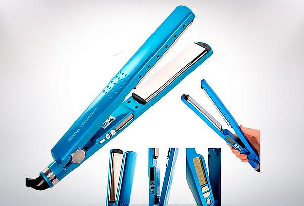 Plancha de Cabello Profesional Nano Titanium Iónica