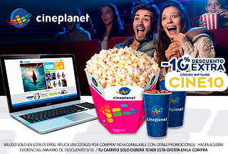 Cineplanet Online: 2 Entradas + Combo Recargable Cineplanet Online: 2 Entradas + Combo Recargable