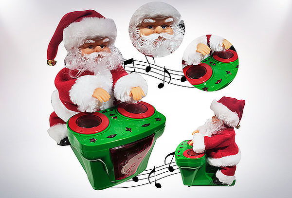 Papa Noel Trineo Musical Movible A Pilas ¡Navidad!