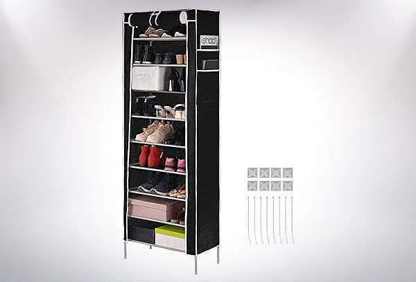 Zapatera Organizador De Metal 9 Niveles Zapatero Ropero | Cuponatic