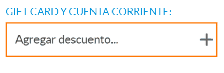 Uso de giftcard paso dos
