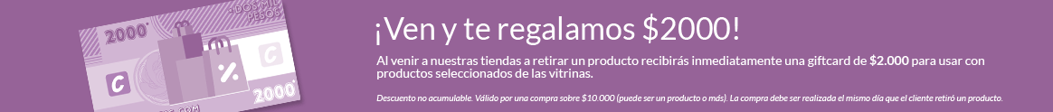¡Ven y te regalamos $2000!