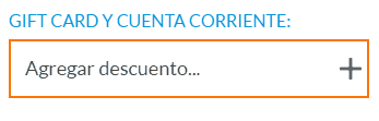 Uso de giftcard paso dos