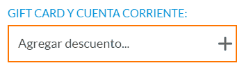 Uso de giftcard paso dos