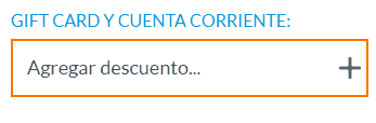 Uso de giftcard paso dos